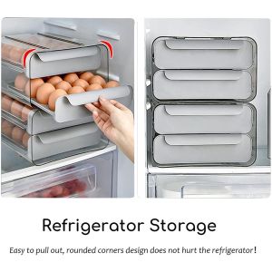 【U&I】32/64 Egg Storage Box/ Stackable Egg Tray/ Minimalist Egg Container/ Penyimpan Telur 鸡蛋收纳盒
