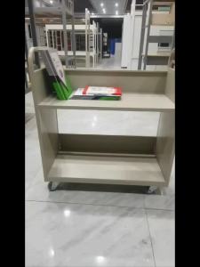 Movable Bookcases Shelving Book Cabinet Movable Book Shelf Rack Cabinet Movable Book Shelf Rack Storage Movable Archive Room Three-Layer Silent Storage