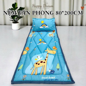 Nệm văn phòng 80*200cm - Nệm trải sàn hỗ trợ lưng thoáng khí dễ gấp gọn và vệ sinh