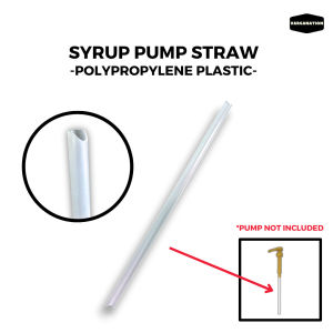 Syrup Pump Straw -Polypropylene plastic