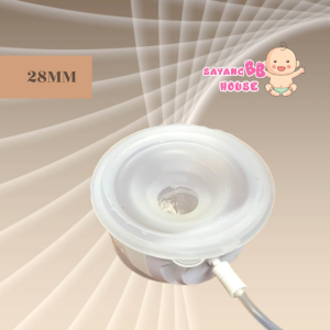 Kireina Handsfree cup 24mm or 28mm ( Can connect to spectra handsfree and all double Breast Pump ) Silicone Funnel