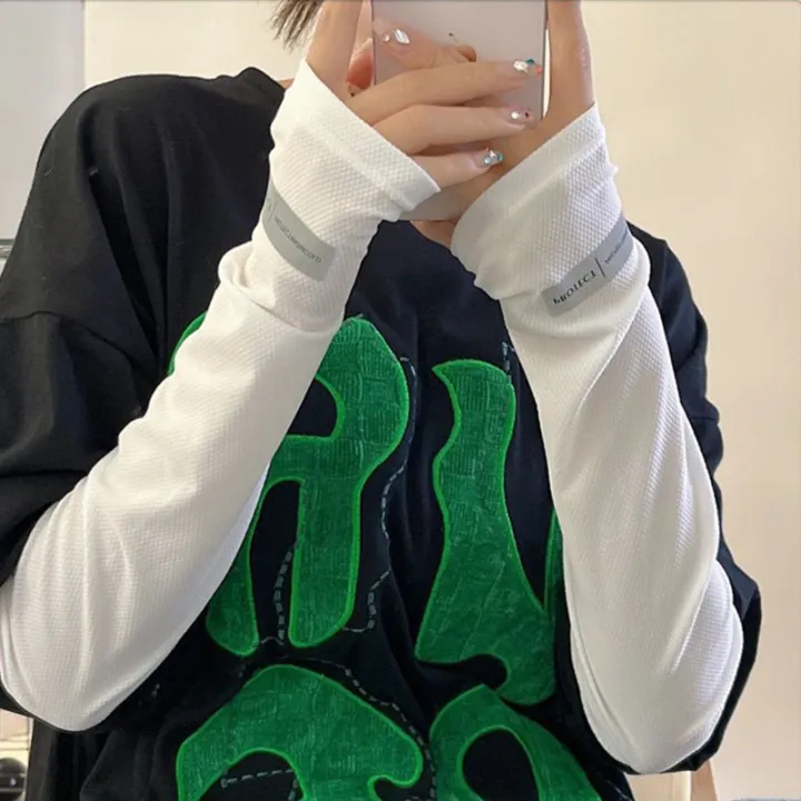 Outdoor%20Sunscreen%20Ultraviolet%20Light%20Thin%20Ice%20Silk%20Loose%20Large%20Size%20Sleeve%20Cover%20Arm%20Gloves%20Men%20Women%20Glove%20Sarung%20Lengan%20Tangan%20-%20Image%204