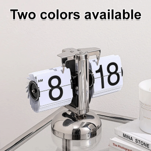 Living Room Desk Clock Small Balance Mechanical Automatic Page Turner Clock Household Products