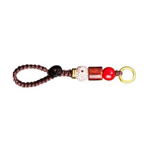 Tượng Nhỏ Bằng Đồng Hình Chuột Kéo Bao Vàng Móc Khóa (Kích Thước: 3.9 x 2.8cm)