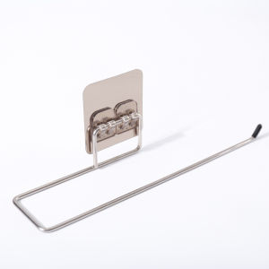 Paper Towel Holder Under Cabinet Paper Towel Holder for Kitchen Adhesive Paper Towel Roll Rack for Bathroom Towel Wall Mounted Paper Towel Rack