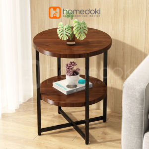 Homedoki Meja Tamu Minimalis Samping Meja Kopi Meja Samping Coffee Table Beside Table Hias Meja Ruang Tamu Kayu Minimalis