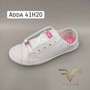 VIDVIEW !!ลดสนั่น!! รองเท้านักเรียนหญิง Adda Wink 41T01 / 41H20 หนังสีดำ รองเท้าพละ สำหรับเด็กหญิง รองเท้านักเรียน