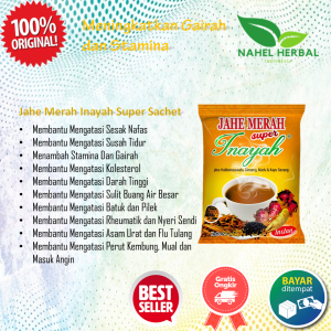 Teh Celup Angkak Hikmah Herbal beras Merah Alami