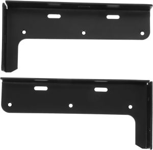 Luxshiny 2pcs Heavy Duty Metal Cabinet Brackets Floating Shelf Holder for Wall Invisible Suspension Fitting Versatile for Home Office Commercial