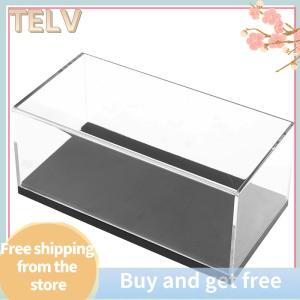 TELV Scale 1:43 Transparent Acrylic Hard Cover Case Display Box For Car Model Figure Collectible Miniature