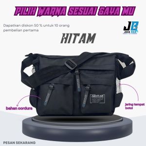Tas Selempang Pria Slingbag Tas kerja pria Terbaru Kekinian Murah Premiun Akhtar jumpremo