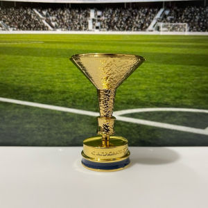 Miniatur Trofi Serie-A Italia Piala Seri-A Trophy Mini Figurine Football Soccer Sepakbola Merchandise Hobi Koleksi Figurine Souvenir Pernak Pernik Koleksi Bola Hadiah Diorama XV Kids