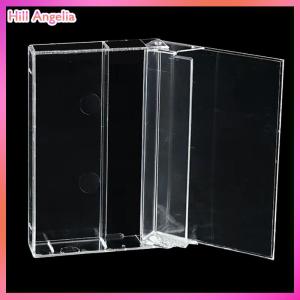 [Hill Angelia] 1Pc Cassette Tape Transparent Storage Box Audio Magnetic Recording Blank Tape Case Dustproof Box