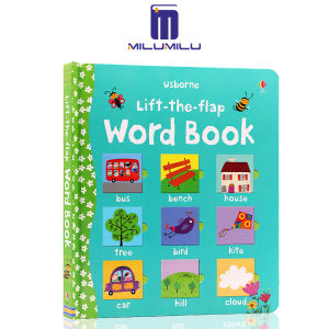 milumilu Lift-the-Flap Word Book Usborne Childrens early word teaching fun cardboard book