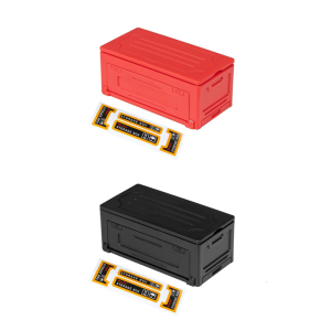 Miniature Camping Accessory Storage Case For 1/12 OffRoad Vehicle Realistic Design And Large Interiors Car Decoration