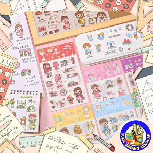 Sticker Dekorasi Diary DIY Cute Little Girl SS0008