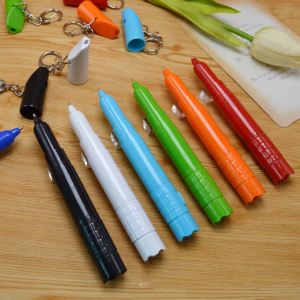 3 in 1 Multiple Whistle Ballpen Whistle with Flashlight Keychain Palawit Ballpen LED Light Pen