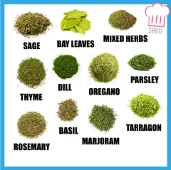 ALL HERBS 50G OREGANO TARRAGON ROSEMARY THYME DILL