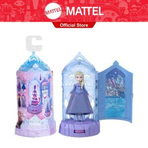 Disney Frozen Surprise Small Dolls & Mini Castle Playsets with Spinning Doll Reveal Ice Castle Spin Surprise from Movies (Styles May Vary)