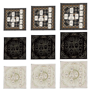 Quảng trường divinations tấm thảm đọc Chiêm Tinh vải tarots Khăn trải bàn Khăn trải bàn witchcrafts Nguồn cung cấp