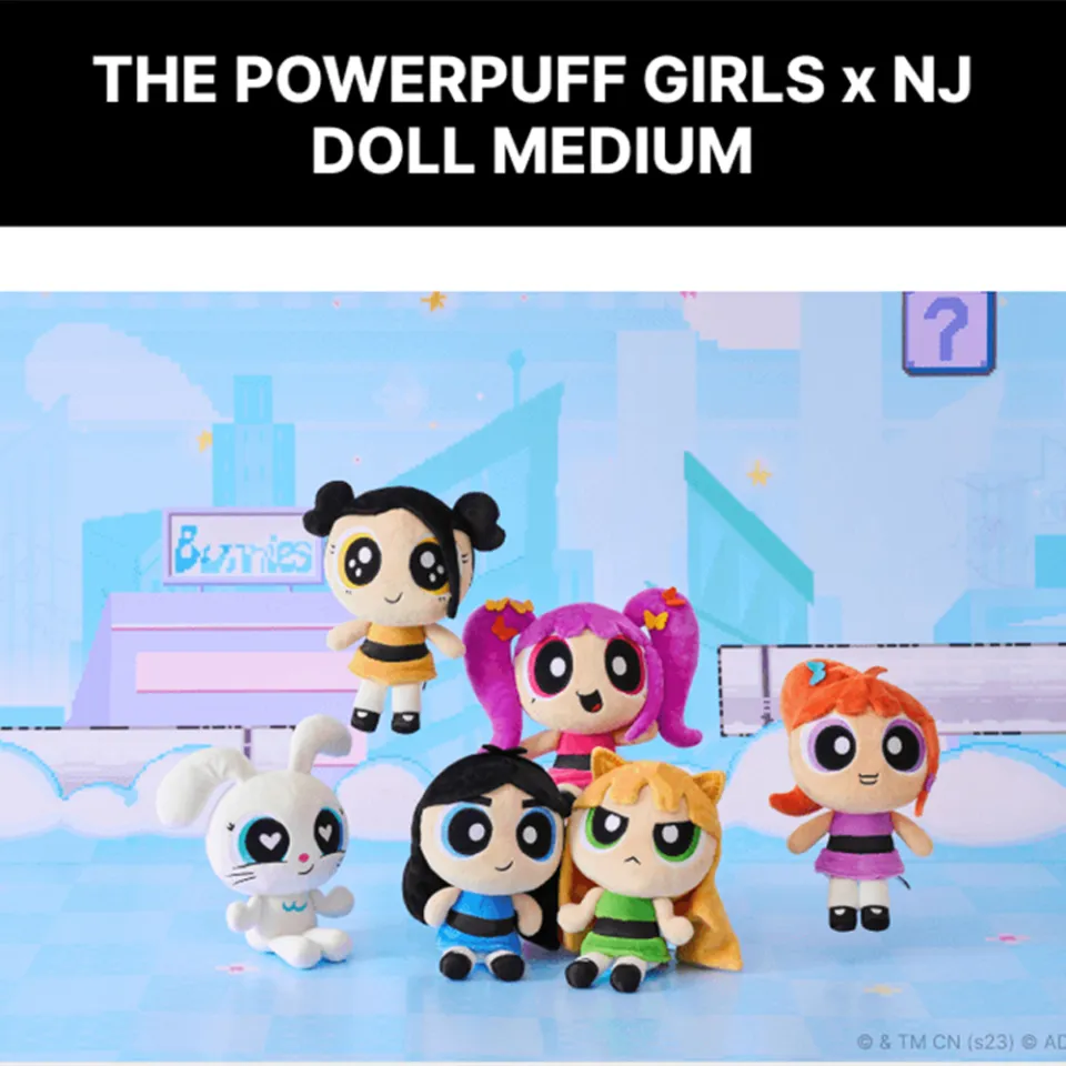 NEWJEANS - LINE FRIENDS THE POWERPUFF GIRLS X NJ DOLL MEDIUM