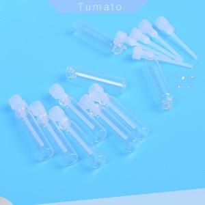 Tumato 10 50Pcs mini 1ml glass vial empty laboratory bottle perfume liquid oil