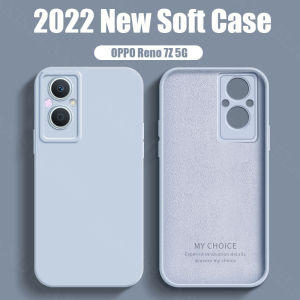 Soft Case for OPPO Reno 7Z 5G/Reno 7 Pro 5G/Reno 8Z 5G New Original Phone Case Liquid Silicone Design Casing Shockproof Camera Lens Protector Back Cover Reno7 Z 5G/Reno7 Pro 5G/Reno8 Z 5G -E2