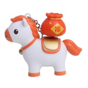 Mini Twisting Horse Keychain Drop Resistant Plastic No Batteries Needed Horse Charm Keyring Perfect Gift For All Ages