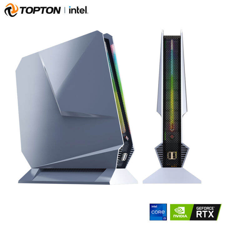 Topton 13th Gen Gaming Mini PC Nvidia RTX 4060 8G Intel i9 13900H 12900H i7 13700H RGB Mini Gamer Desktop Barebone Computer WiFi6