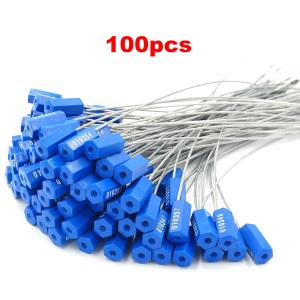 100PCS Tight Wire Seals Locks Truck Security Aviation Wire Cable Seals
