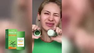 Hoygi Green Tea Cleansing Mask Stick Blackhead Acne Facial Cleansing Nourishing Lightweight Skin Comfortable Mask Stick