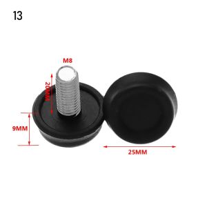 YESMILE 10Pcs Anti-slip Base Levelers Screw Table Chair Leg Pad Furniture Adjustable Bolt Chair Feet Level Leveling Feet Furniture Feet