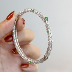 HOUMENG Vintage Fashion Bracelet Hollow Jewelry Accessories Cloud Hand Bangle Unique Ethnic Style Exquisite Hand Bangle Gift