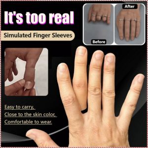 Simulated Finger Cuffs Simulation Normal Finger Shape Fingerprint Magic Toys Fine Craftsmanship