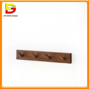 Móc Treo Quần Áo - Móc Gỗ Màu Nâu Rustic Trang Trí Phòng Khách Phòng Ngủ Nhà Bếp DGH-457