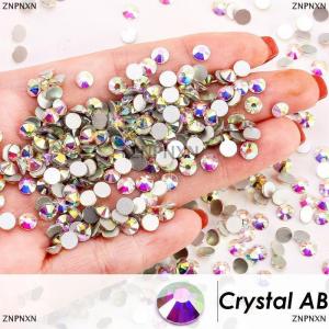 [COD] ZNPNXN 1440pcs 2mm DIY Beads Rhinestone Flat Back Bead Charm Glitter Beads For DIY Craft Jewelry Making