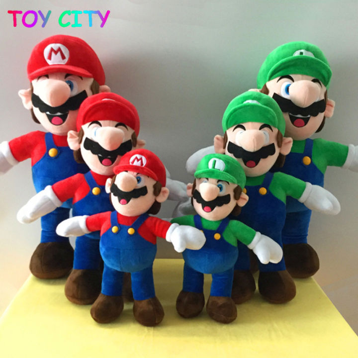 Cod 25cm 45cm Super Mario Stuffed Toy Mario Characters Soft Plush