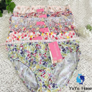 6/12Pcs Fashion Print Patten Ladies Panty High Quality Comfortable Cotton Underware Set for Women