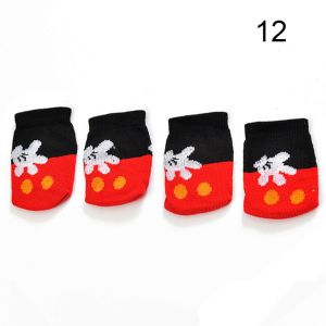WRAPPER PRIVATE26WR6 4Pcs High Quality Cartoon Furniture Home Decor Floor Protectors Chair Leg Covers Table Foot Socks Knitting Sock