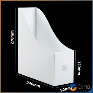 Orna กล่องใส่นิตยสารกล่องใส่เอกสารที่ใส่แฟ้มเอกสารแบบพับประกอบ file rack