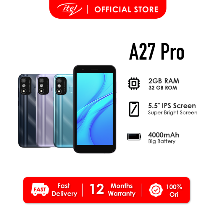 itel A27 Pro (2GB/32GB) | Lazada PH