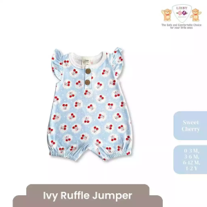 Libby Ivy Ruffle Jumper Motif Libby Baby Romper Baju Bayi Perempuan