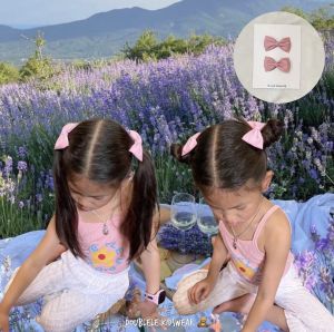 colorful double bows - พร้อมส่ง