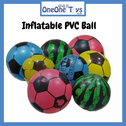 Inflatable PVC Ball Toy Football Beach Soccer Ball Sports inch