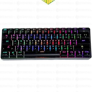 DK61 HOTSWAP 60% WIRELESS RGB MECHANICAL COMPACT GAMING KEYBOARD  OUTEMU SWITCH/RED SWITCH-61KEY DUAL MODE BLUETOOTH 5.0