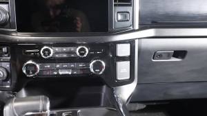 OnlyF U Car Black Interior & Exterior Decoration Cover for Ford F150 2021 2022 2023 2024 2025 Up Accessories B8T9H