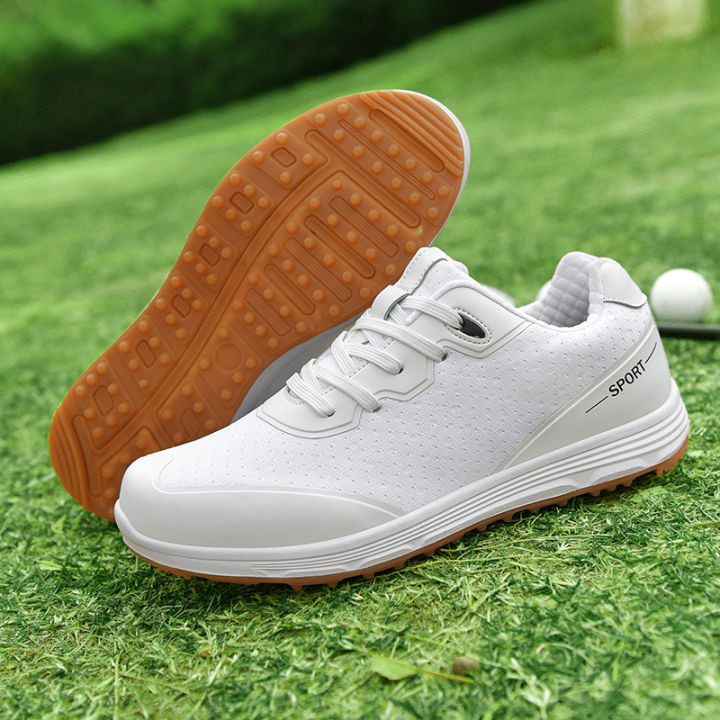 Women's golf shoes waterproof comfortable soft and shockabsorbing golf