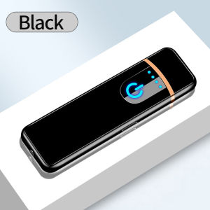 ไฟแช็ค ไฟฟ้า USB ไฟแช็กพลาสม่า ไฟแช็คไฟฟ้า ไฟฉายแรงสูงในตัว ขนาดเล็กและพอดีมือ สะดวกในการพกพา การใช้งานทนทาน
