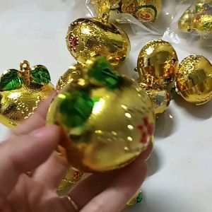 Trái bưỏi phong thủy in hình chữ Phúc trang trí cây cành vàng lá ngọc tháp tỏi trang trí lễ tết thu hút may mắn hạnh phúc