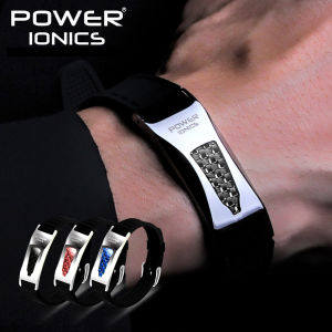 [ FDA Registration]Power Ionics 3000ไอออน/Cc Ironman ไทเทเนียมเจอร์มาเนียม F.I.R คาร์บอนไฟเบอร์ Bio นาฬิกานักกอล์ฟสร้อยข้อมือสายรัดข้อมือตัวอักษรฟรีของขวัญ